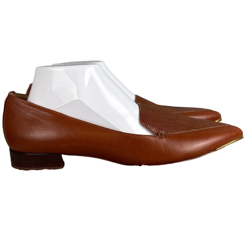 Tory Burch Tan Leather Loafers